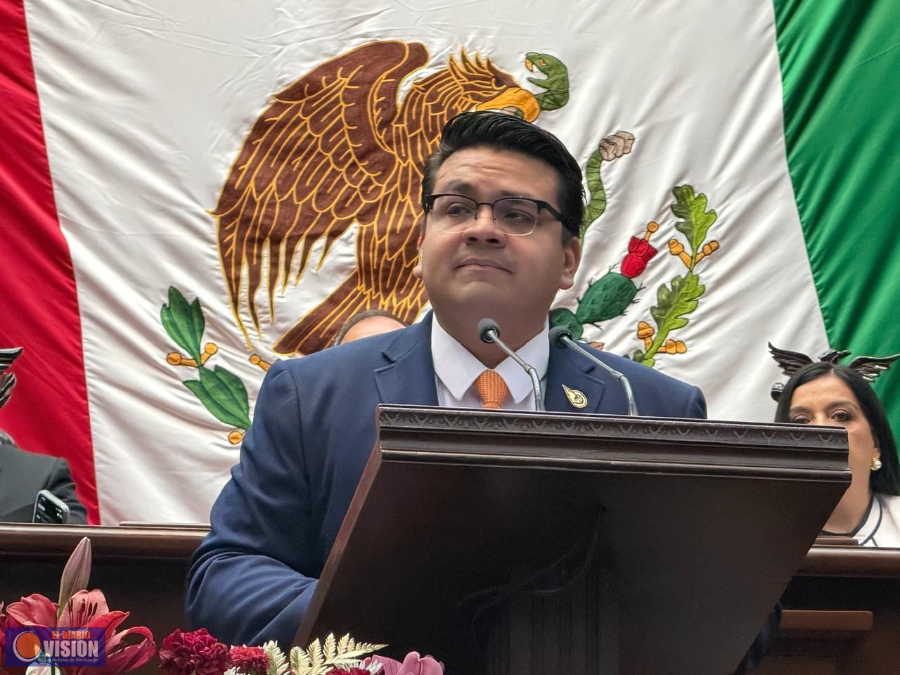 Toño Carreño, al responder al 5° Informe de Gobierno, pidió un cierre  en paz para los michoacanos