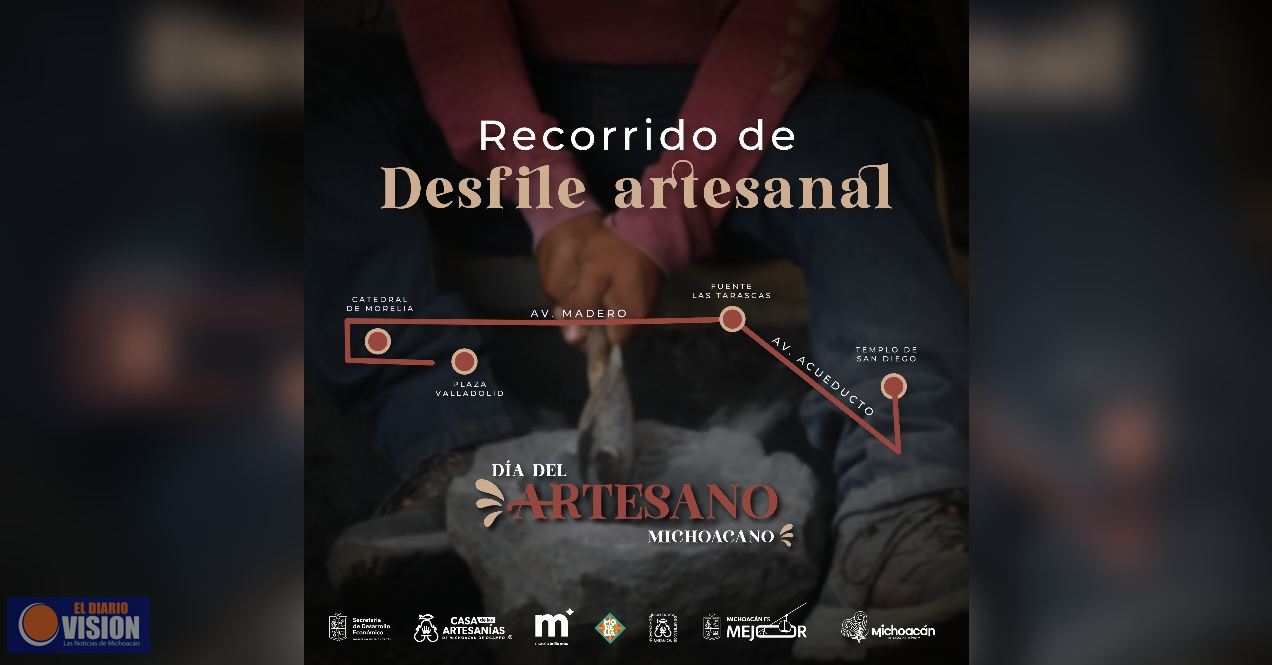 Invita Gobierno de Morelia a celebrar el Día del Artesano Michoacano