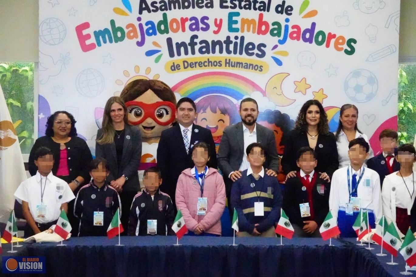 Inaugura CEDH Michoacán Asamblea Estatal de Embajadores Infantiles de Derechos Humanos 2026