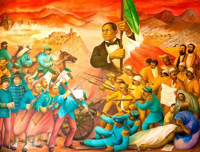 Juárez Símbolo de la República contra la Intervención Francesa.