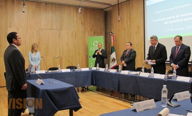  Alberto Reyes Vaca se integra como consejero para el Nuevo sistema de justicia penal en Michoacán