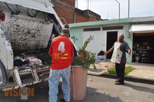 Gobierno municipal de Uruapan intensifica servicio de recolección