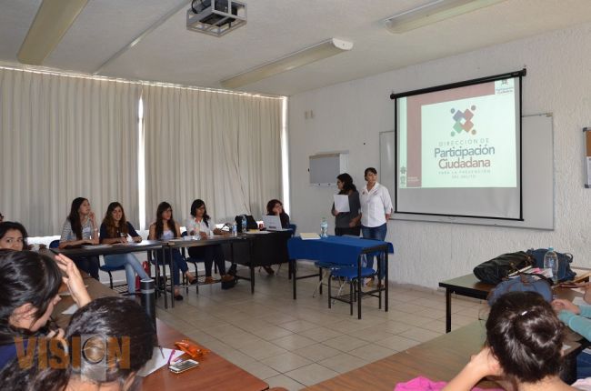 Imparten talleres de prevención del delito y de la violencia a universitarios