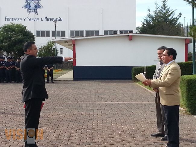 Reyes Vaca toma protesta a Guillermo Romero como nuevo director del Instituto Estatal de Formación 