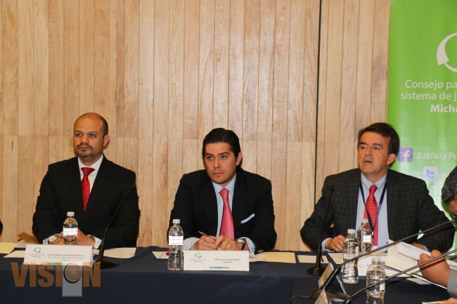 Nuevo Sistema de Justicia Penal iniciará en Michoacán en condiciones ideales: Orihuela