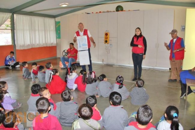 Refuerza SSP Talleres de Educación Vial en alumnos de preescolar.