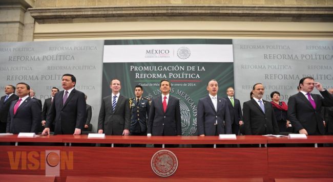 El Presidente Peña Nieto promulga Reforma Política