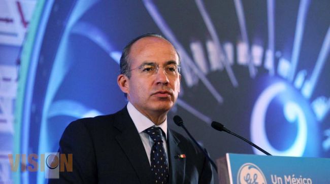 Reprueba surgimiento de autodefensas, el expresidente Felipe Calderón