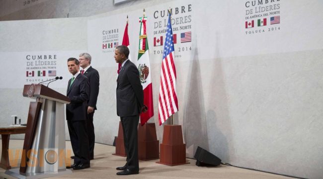 Peña, Obama y Harper emiten mensaje por Cumbre de Líderes