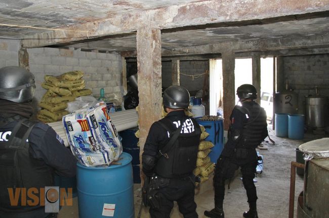 Imparable el desmantelamiento de laboratorios de mentafetaminas