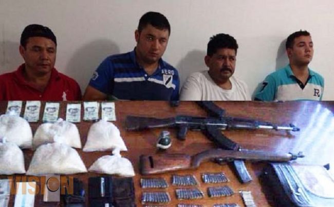Policía Federal capturó a cuatro presuntos criminales originarios de Jalisco en Apatzingán