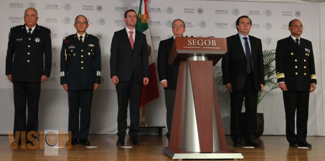 Reconoce Fausto Vallejo efectividad del Operativo Federal a favor de Michoacán.