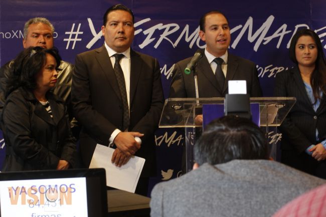 Marko Cortes anuncia 84 mil firmas por Madero