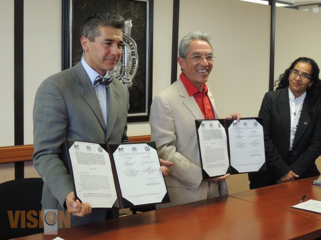 UMSNH y Semigrante, firman convenio de Colaboraciòn.