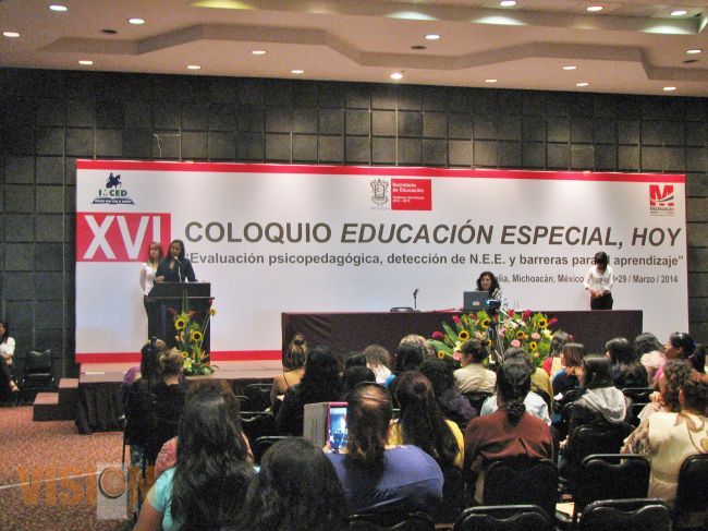 Inauguran el XVI Coloquio de Educación Especial, hoy.
