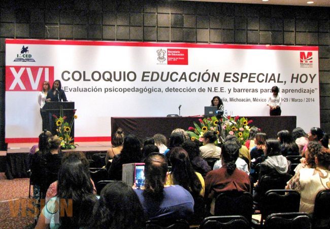 Inaugura IMCED XVI coloquio de educación especial.