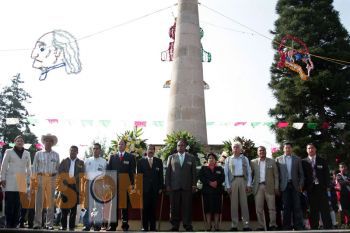 Celebran encuentro de Morelos e Hidalgo en Charo 