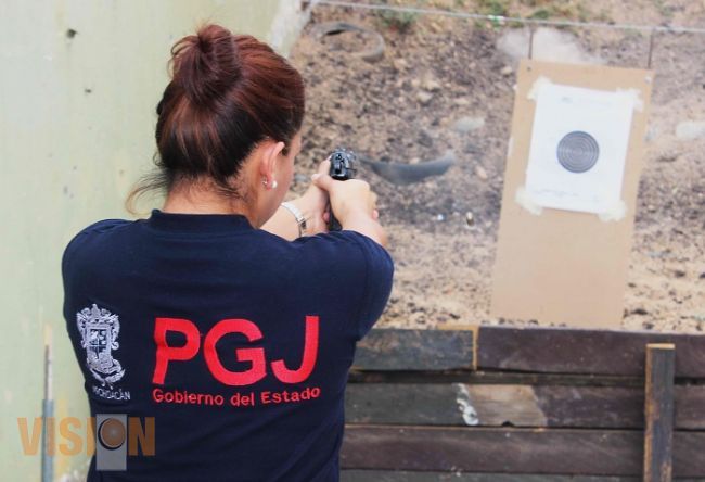 PGJE fortalece capacitación  en uso de armamento dirigido a Aspirantes a la Policía Ministerial