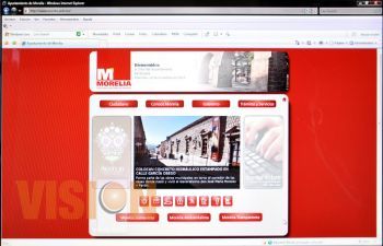 A la vanguardia Ayuntamiento de Morelia con nueva página de internet