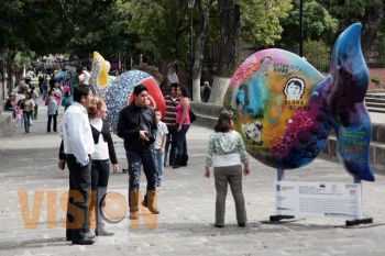 Exposición Bocapez en la Calzada de San Diego