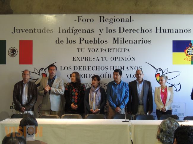 Participa CEDH en Foro Regional de Juventudes Iindígenas.