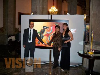 Inauguración de la exposición pictórica Viva México