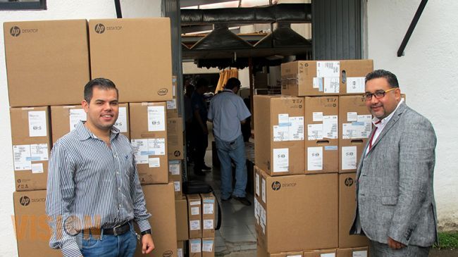 Entrega Secretaría Ejecutiva del CNSJP 256 equipos de cómputo a instituciones operadoras.