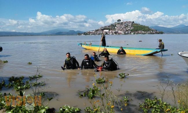Comunero ahogado en Lago de Pátzcuaro, rescatan su cuerpo