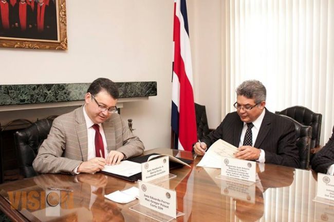 Firman convenio Poder Judicial de Michoacán y Corte Interamericana de Derechos Humanos. 