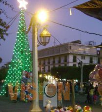 Se percibe el ambiente navideño