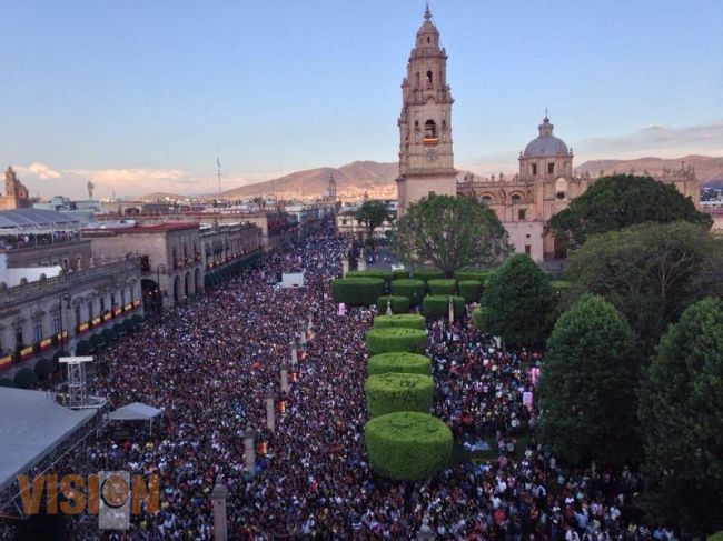 Morelia se mantiene limpia durante fiestas decembrinas