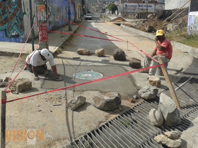 Construye Ayuntamiento colector sanitario en el noroeste de la ciudad.