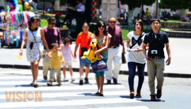 Más de 1 millón de turistas registró Morelia durante 2014.