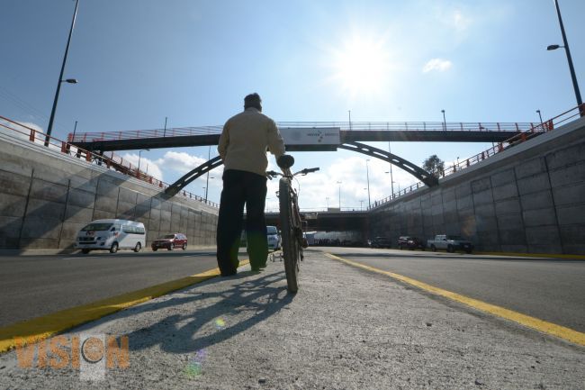 Constata Wilfrido Lázaro obras en libramiento norte 