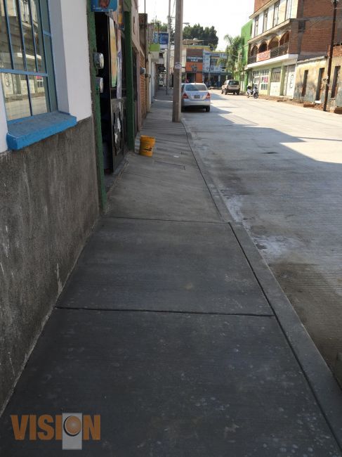 Concluye Ayuntamiento de Morelia pavimentación hidráulica en calle chopo.