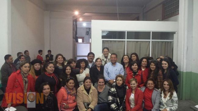 Jaime Darío Oseguera sostiene encuentro con mujeres morelianas