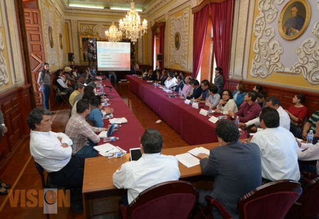 Sesiona consejo municipal de protección civil de Morelia.