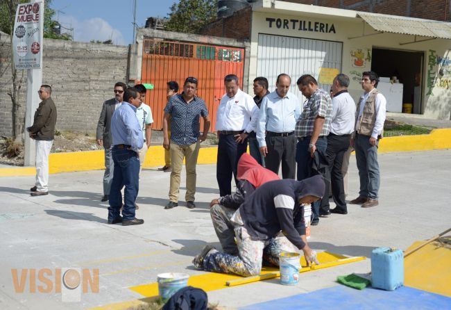 WLM supervisa conclusión de la obra vial en nogal y nanche.
