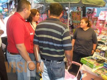 Realiza operativo inspección y vigilancia en plazas y tianguis de Morelia