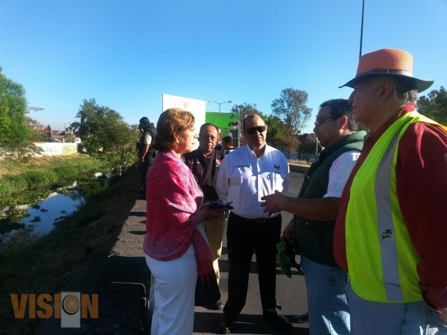 Realizan primer actividad de limpieza en el Río Grande 