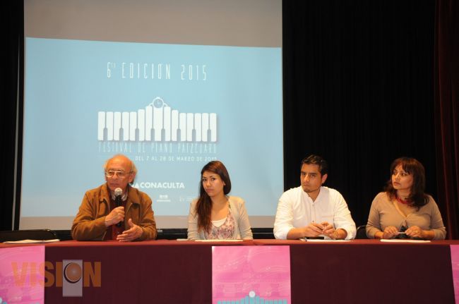 Del 7 al 28 de Marzo, se realizará el 6º festival de piano de Pátzcuaro 2015.