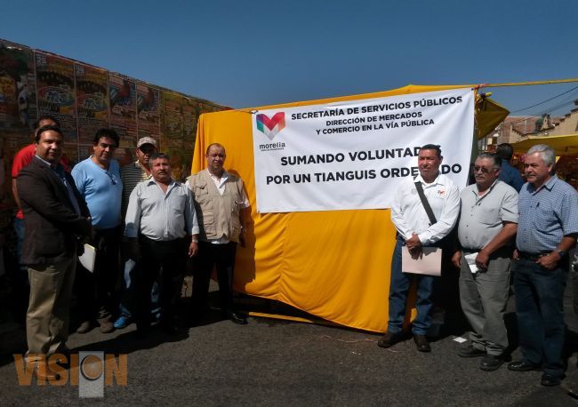 Arranca programa “tianguis ordenado” en Morelia. 