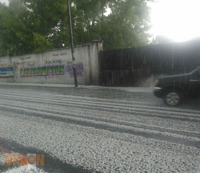Actúa Ayuntamiento ante afectaciones por granizada en Morelia 