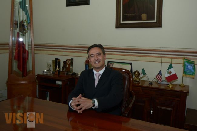 Salvador Abud Mirabent, presidente municipal de Morelia.
