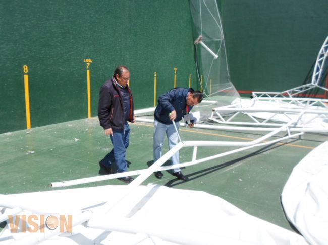 La secretaría de obras públicas rehabilitará unidad deportiva Félix Ireta.