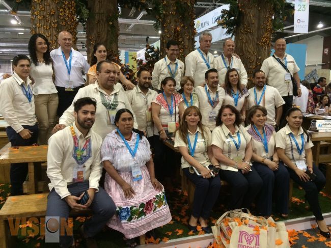 Promocionan a Morelia en el Tianguis Turístico de Acapulco.