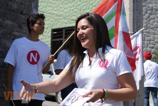 Nelly Sastre comparte su propuesta con los ciudadanos de Morelia