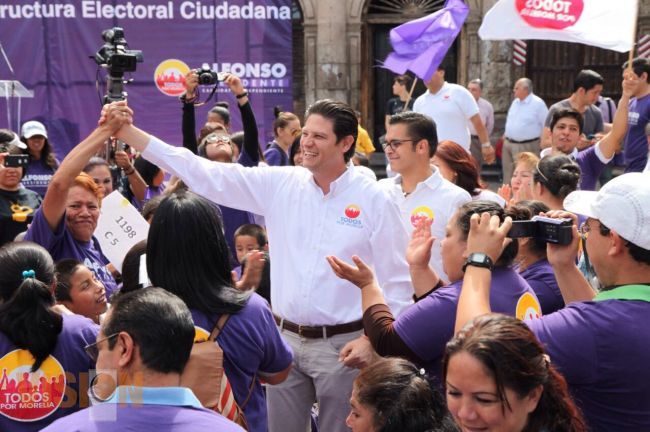 Alfonso Martínez, único candidato transparente por Morelia