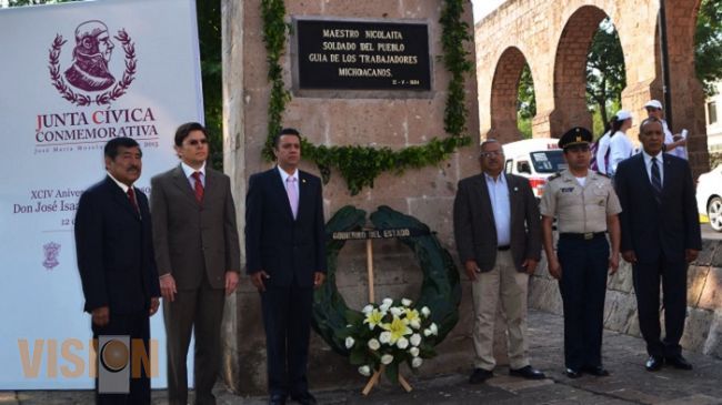 Conmemoró el 94 aniversario luctuoso de José Isaac Arriaga
