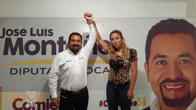 Karla Galván candidata del Partido Humanista, se suma al proyecto de José Luis Montañez